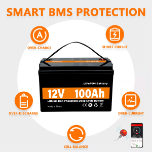 LiFePO4 akumulátor solárnej energie 12V 100Ah