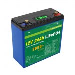 Solárny hlboký cyklus 24v 48v 24ah Lifepo4 batéria UPS 12v 24ah batéria