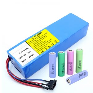 Lítiová batéria 18650 60 V 12AH lítium-iónová nabíjateľná batéria pre skútre