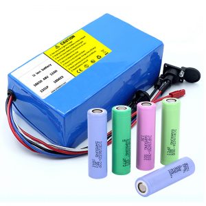 Lítiová batéria 18650 48 V 12AH 48 V 500 W Elektrická bicyklová batéria s BMS